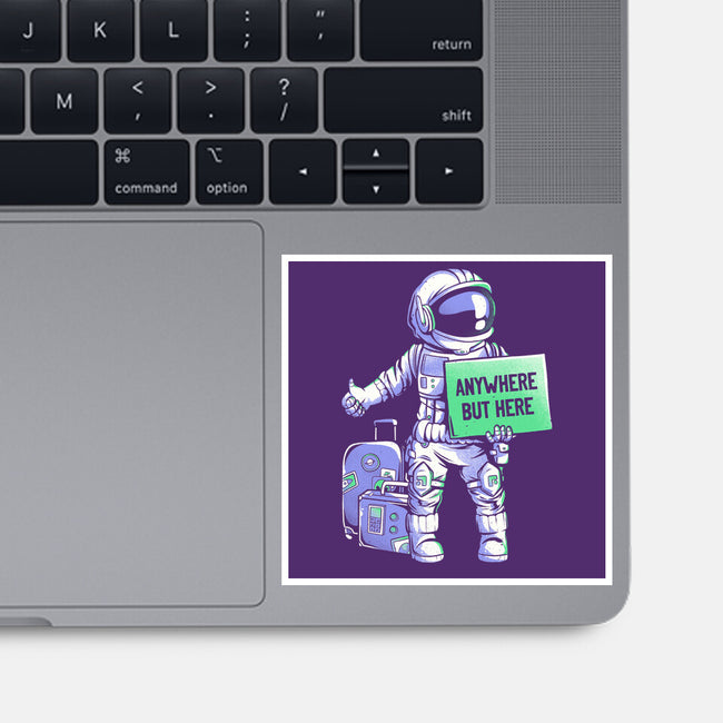 Anywhere But Here-none glossy sticker-eduely