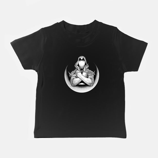 Knight Of The Moon-baby basic tee-Douglasstencil