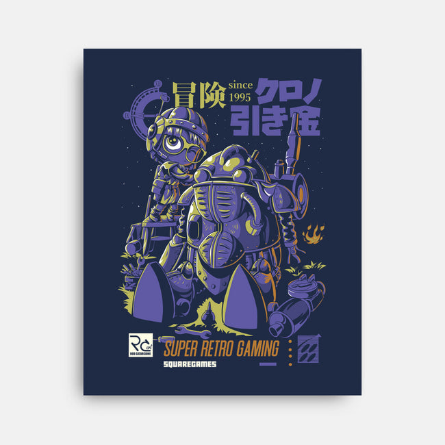 Robot Repair-none stretched canvas-Nihon Bunka