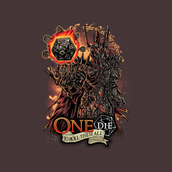 One Die To Roll Them All-none glossy sticker-Knegosfield