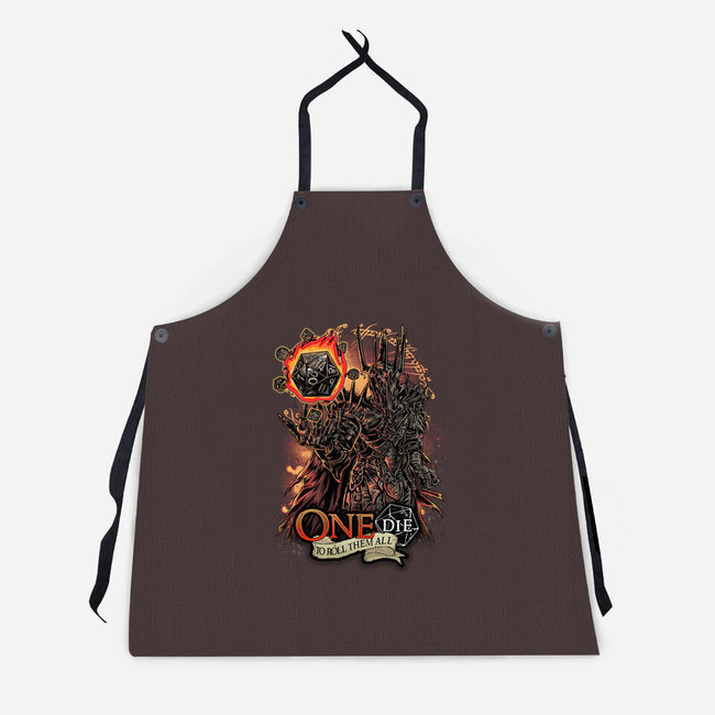 One Die To Roll Them All-unisex kitchen apron-Knegosfield