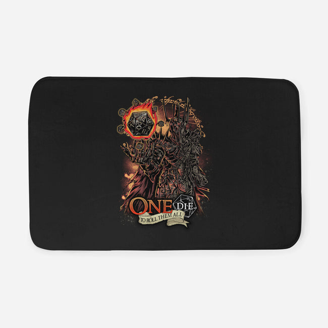 One Die To Roll Them All-none memory foam bath mat-Knegosfield