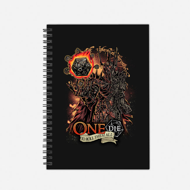 One Die To Roll Them All-none dot grid notebook-Knegosfield