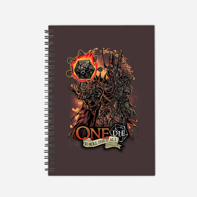 One Die To Roll Them All-none dot grid notebook-Knegosfield