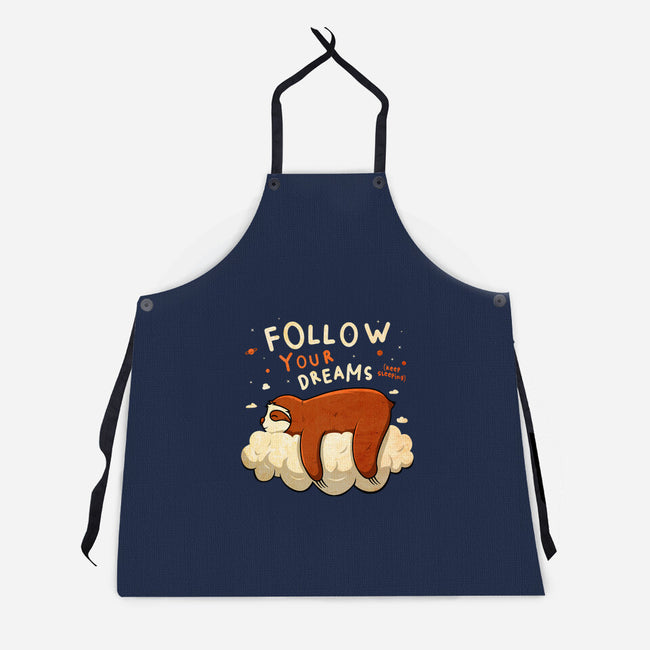 Follow Your Dream-unisex kitchen apron-ducfrench