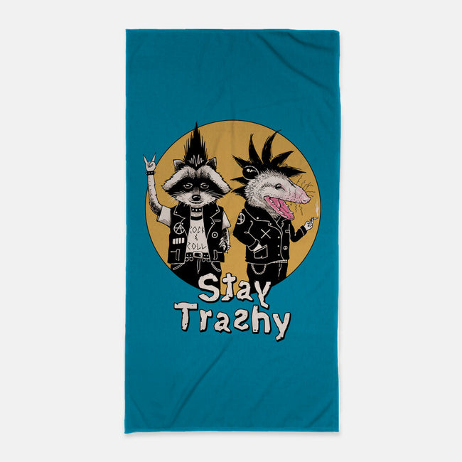 Stay Trashy-none beach towel-vp021