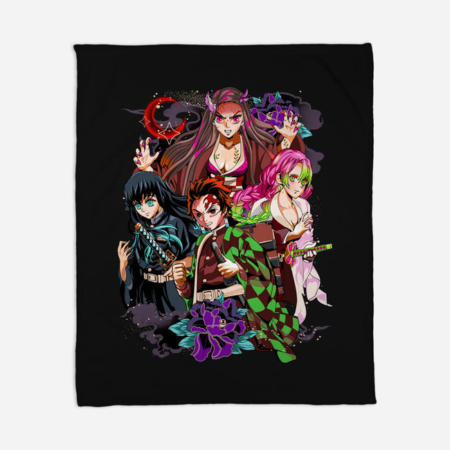 Swordsmith Hashira Team-none fleece blanket-heydale