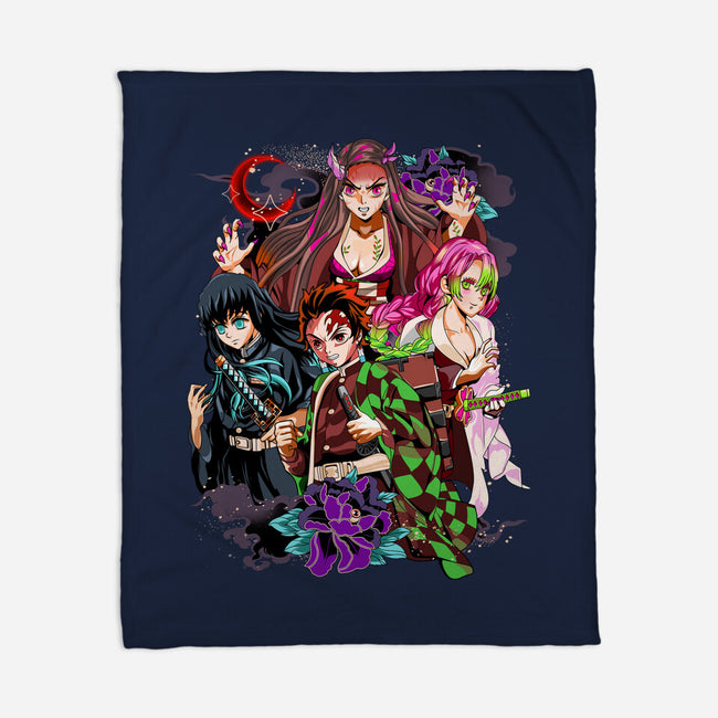 Swordsmith Hashira Team-none fleece blanket-heydale
