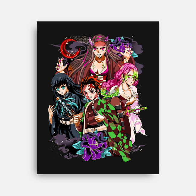 Swordsmith Hashira Team-none stretched canvas-heydale