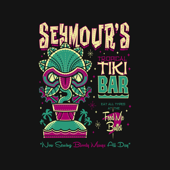 Seymour's Tropical Tiki Bar-unisex kitchen apron-Nemons