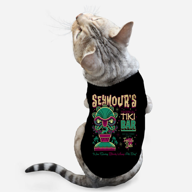 Seymour's Tropical Tiki Bar-cat basic pet tank-Nemons