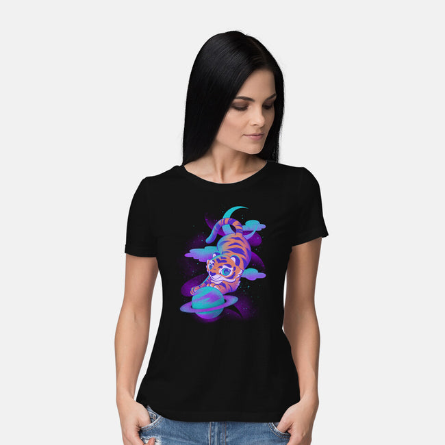 Tiger's Year-womens basic tee-ricolaa