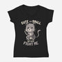 Cute And Small-womens v-neck tee-koalastudio
