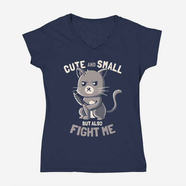 Cute And Small-womens v-neck tee-koalastudio