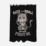 Cute And Small-none polyester shower curtain-koalastudio