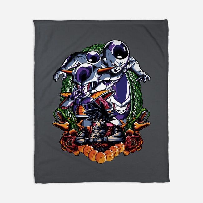 Planet Destroyer-none fleece blanket-Badbone Collections