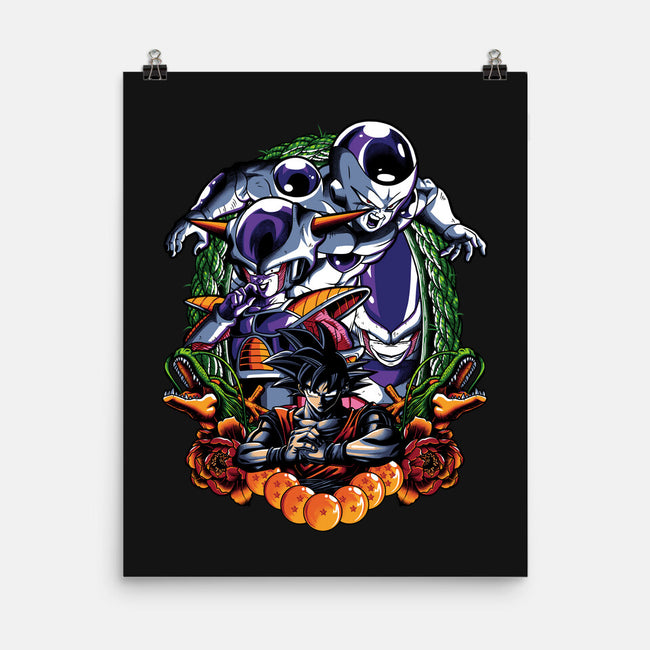 Planet Destroyer-none matte poster-Badbone Collections