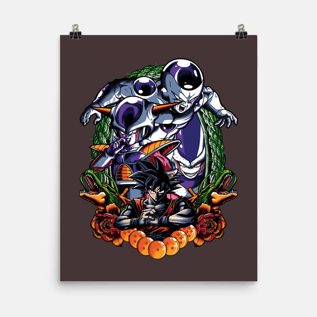 Planet Destroyer-none matte poster-Badbone Collections