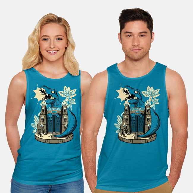 Dino Souvenir-unisex basic tank-Sketchdemao