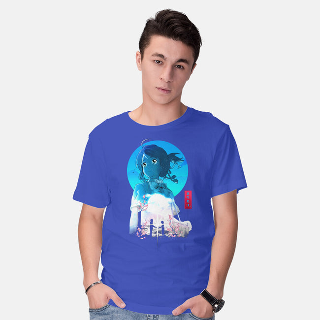 Mitsuha-mens basic tee-rondes