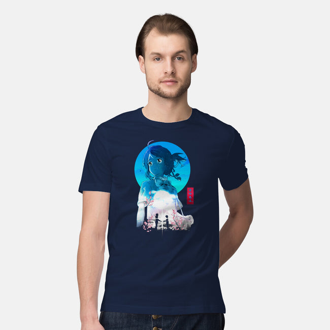 Mitsuha-mens premium tee-rondes