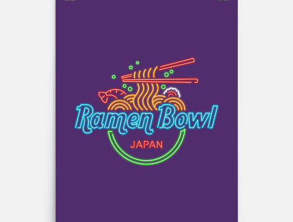 Ramen Bowl Neon