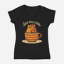 Love You A Latte Bears-womens v-neck tee-tobefonseca