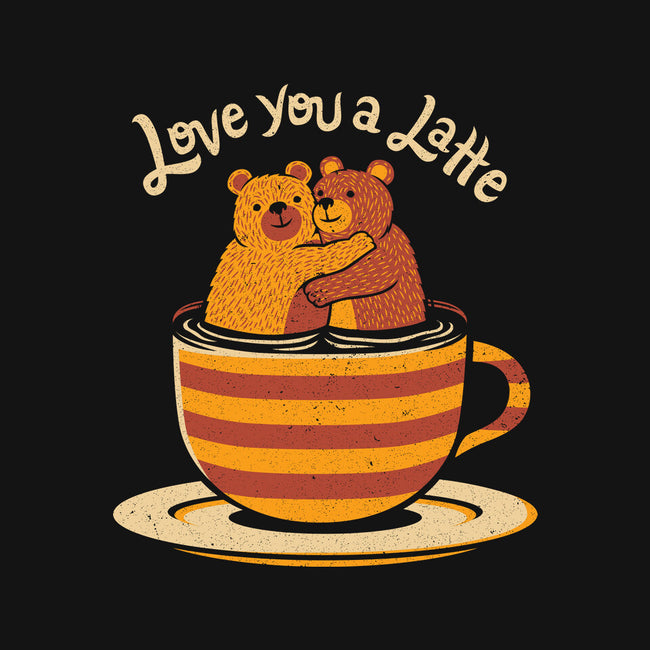 Love You A Latte Bears-womens off shoulder tee-tobefonseca