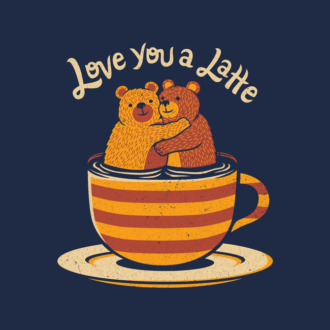 Love You A Latte Bears-none polyester shower curtain-tobefonseca