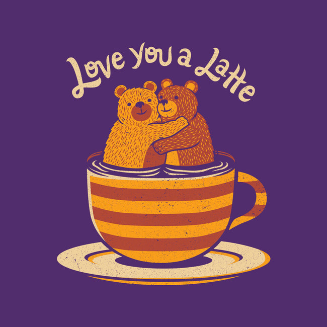 Love You A Latte Bears-none removable cover w insert throw pillow-tobefonseca