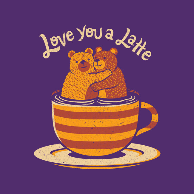 Love You A Latte Bears-womens off shoulder tee-tobefonseca