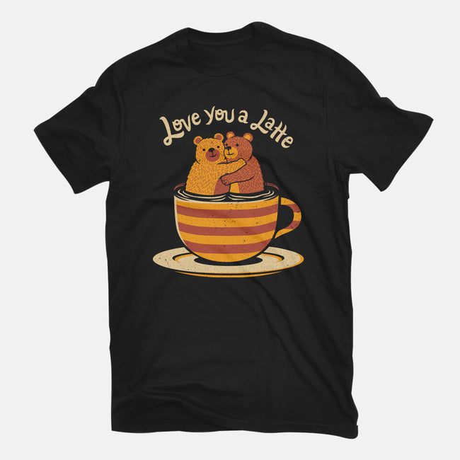 Love You A Latte Bears-womens fitted tee-tobefonseca