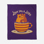 Love You A Latte Bears-none fleece blanket-tobefonseca