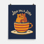 Love You A Latte Bears-none matte poster-tobefonseca
