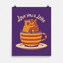 Love You A Latte Bears-none matte poster-tobefonseca