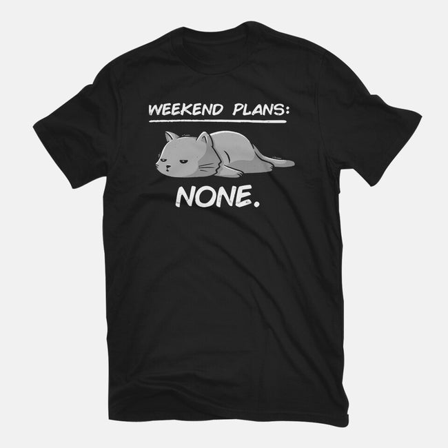 No Weekend Plans-mens basic tee-eduely