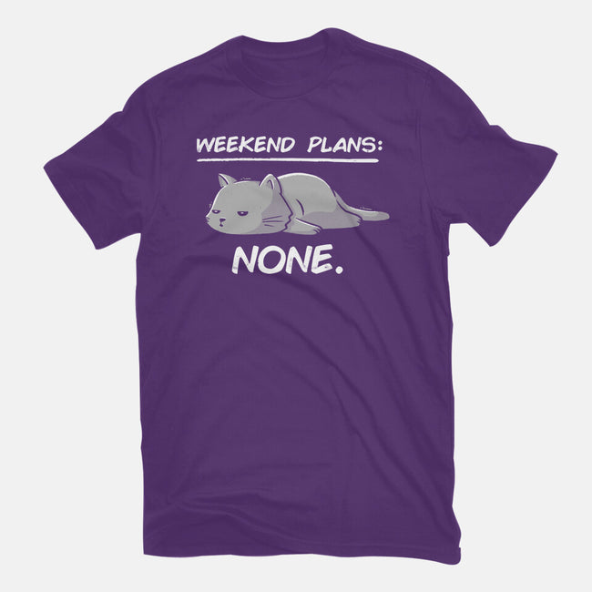 No Weekend Plans-mens basic tee-eduely