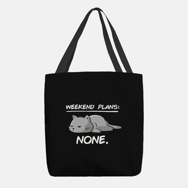 No Weekend Plans-none basic tote bag-eduely