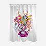 Light-none polyester shower curtain-Jelly89