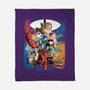 Stranger Falls 4-none fleece blanket-trheewood
