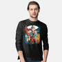 Stranger Falls 4-mens long sleeved tee-trheewood