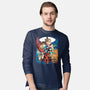 Stranger Falls 4-mens long sleeved tee-trheewood