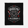 Hawkins Is Cursed-none fleece blanket-Alundrart