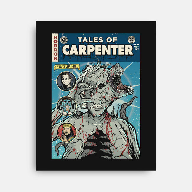 Tales Of Carpenter-none stretched canvas-Green Devil