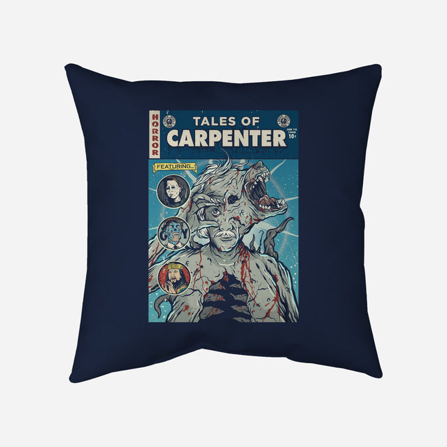 Tales Of Carpenter-none removable cover throw pillow-Green Devil
