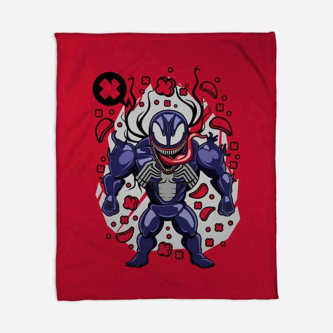 Cartoon Symbiote-none fleece blanket-ElMattew
