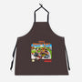 Jurassic Kart-unisex kitchen apron-daobiwan