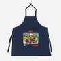 Jurassic Kart-unisex kitchen apron-daobiwan