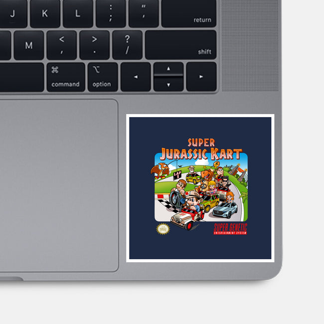 Jurassic Kart-none glossy sticker-daobiwan