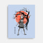 Nobara At Sakura Tree-none stretched canvas-IKILO